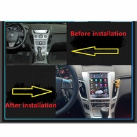 4G SIM pour Cadillac cds 2007-2012 Android 11 4 + 64 Tesla Radio voiture Navigation GPS unité centrale Auto stéréo lecteur multimédia enregistreur