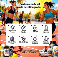 Gummies Énergétiques Pré-Entraînement OEM, BCAA, Vitamines, Complément Sportif, Musculation, Suppléments de Gym, Gummies Pré-Entraînement
