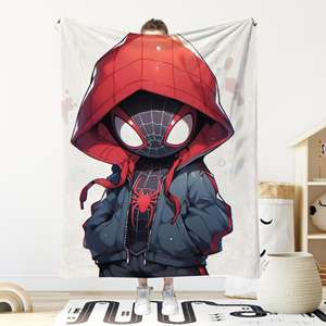 Manta de franela suave con estampado de superhéroe Spider-Man de dibujos animados y Anime - Product Image 6
