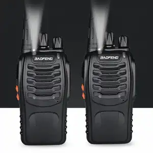 Baofeng BF-888, 1 pasang 2 buah asli Baofeng BF 888S 888S UHF Band HAM portabel nirkabel genggam dua arah Radio Walkie Talkie