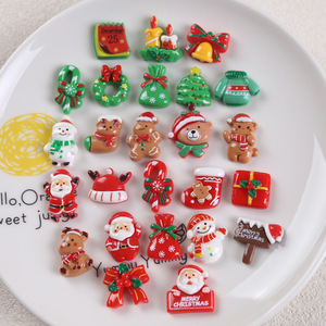 Christmas DIY <b>Toys</b> for Kids Resin Beads Phone Case Sticker Shoe Decorative Elements Bag Charms Add-Ons <b>Slime</b> Decor - Product Image 1