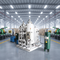 Système de production d'oxygène PSA contrôlé par PLC industriel pour l'enrichissement des champs pétrolifères |   3-3000Nm3/h |   Marque HIGHLIGHT Gaz 220V/380V