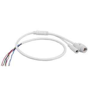 Cable de cola impermeable de red de cámara de vigilancia de 9 núcleos, cable impermeable de red de vigilancia RJ45 DC con tapa impermeable - Product Image 2