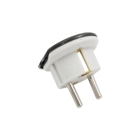 Adaptador de Enchufe Eléctrico Universal Tipo E/F de 5 Tomas para Europa, Enchufe Alemán, Uso en Viajes para Dispositivos Extranjeros