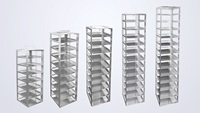 Utilisation en laboratoire Biobank tubes cryogéniques en acier inoxydable Bibliothèque d'échantillons personnalisés Stockage de l'azote liquide Racks de congélation pour Cryo Boxes