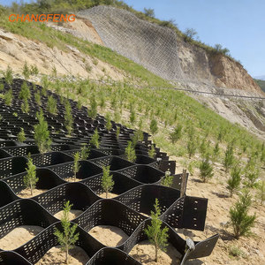 แผ่นรังผึ้ง HDPE สำหรับงานหนัก เป็นมิตรกับสิ่งแวดล้อม ป้องกันการกัดกร่อน ใช้สำหรับทางกรวด กำแพงกันดิน ปูพื้น ลานจอดรถ พื้นที่กลางแจ้ง - Product Image 2