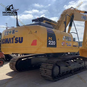 Excavadora sobre orugas Komatsu PC220 de alta calidad, máquina de construcción de segunda mano, superventas con bomba de caja de cambios de motor Original - Product Image 2