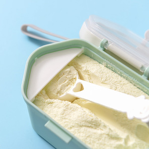 Contenedor portátil para fórmula de bebé, caja de almacenamiento de doble capa hermética de 400ml y 800ml para alimentación con leche en polvo para bebés, uso en viajes - Product Image 2
