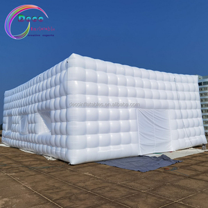 Tente cubique gonflable blanche, meilleure vente salle de kiosque gonflable fête de mariage intérieure/extérieure - Product Image 1