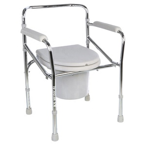 เก้าอี้อาบน้ำพับได้ KSMED รุ่น KSM-CC เก้าอี้นั่งถ่ายแบบพกพา เฟอร์นิเจอร์โรงพยาบาล เก้าอี้นั่งถ่ายที่สะดวกสบาย - Product Image 3