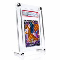 Support de Présentation en Acrylique Transparent Personnalisé pour Cartes Gradées, Étui Anti-Poussière à Visser pour Cartes à Collectionner, Cadre de Protection pour Slabs P/SA BGS