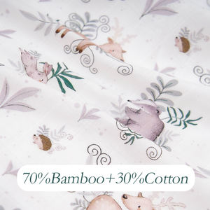 하이 퀄리티 아기 침낭 2 층 대나무 모슬린 침낭 아기 - Product Image 4