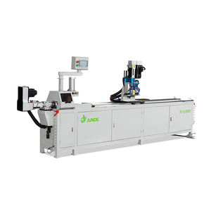 JUNDE Factory Prcie <b>Window</b> <b>and</b> <b>Door</b> <b>Making</b> Aluminum CNC Straightener Drilling <b>and</b> Tapping Integration <b>Machine</b> - Product Image 2