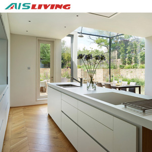 ตู้ครัว Modular ตู้มันวาวสูงกระจกฝ้าตู้ครัวประตูสำหรับขาย - Product Image 6