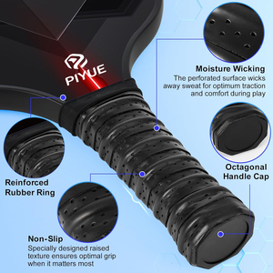 हल्के पिक पिक-बॉल रैकेट टिकाऊ पर्यावरण के अनुकूल प्रशिक्षण गियर एडजलेस गुंगडोंग मूल में कैरी बैग हनीकॉम्ब शामिल हैं। - Product Image 6