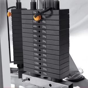 Venta al por mayor de accesorios para equipos de fitness comercial placas apilables de acero para gimnasio en casa - Product Image 5