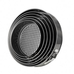 Lock Non-Stick <b>Cake</b> <b>Mold</b> with Mousse Honeycomb Buckle Carbon Steel Plate Live Bottom <b>Mold</b>-Baking Tools - Product Image 1