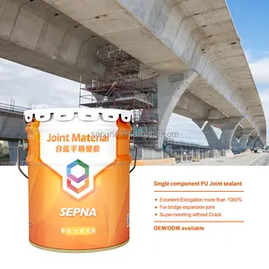 PU satu paket cairan dimodifikasi siloxane konstruksi penyegelan gusi untuk mengisi beton sendi bandara terowongan jalur keluar pipa Dinding