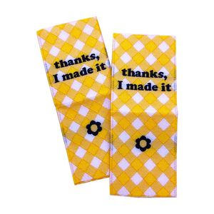 Étiquettes tissées de haute qualité, étiquettes de vêtements personnalisées avec logo de mode, étiquettes tissées - Product Image 1