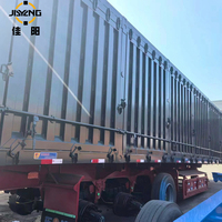 Semi-remorque squelette extensible à 3 essieux, 20-40 pieds, 50 tonnes, pour transport de conteneurs portuaires