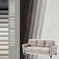 Tissu en velours doux et brillant de luxe pour canapé moderne et rembourrage de meubles