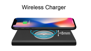18W 10000mAh Chargeur Sans Fil Banque De Puissance <span class=keywords><strong>Batterie</strong></span> <span class=keywords><strong>Externe</strong></span> Powerbank <span class=keywords><strong>pour</strong></span> <span class=keywords><strong>iphone</strong></span> 8 X XS Max <span class=keywords><strong>XR</strong></span> - Product Image 4