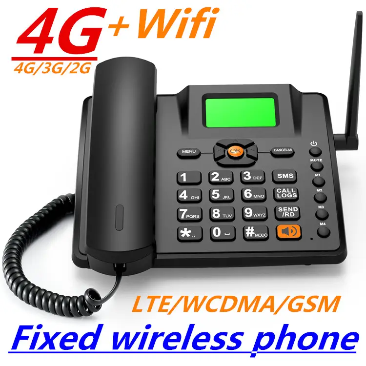 M1LLW 4G WiFi ฮอตสปอตไร้สายแบบคงที่,โทรศัพท์ตั้งโต๊ะกับ LTE Volte Fixed Landte การ์ดคู่สแตนด์บายโทรศัพท์ WiFi Hotspot