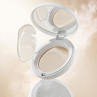 Crème réparatrice visage vitaminée couvrante de luxe personnalisée poudre pressée finition mate fond de teint correcteur pour peau foncée