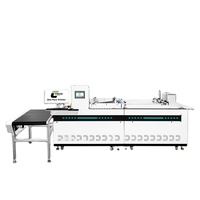 Mesin Inkjet Digital Kecepatan Tinggi Kualitas Premium Satu Cetak (One Pass) CMYK Full Color untuk Kemasan Kotak Pizza Makanan Cepat Saji