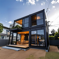 Nouvelle Maison de Vie de Luxe Personnalisée 20FT 40FT à 3 Chambres, Maison Préfabriquée Conteneur Extensible avec Salle de Bain pour l'Amérique