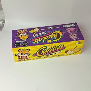 Bâtonnets de biscuits croustillants à tremper, saveur chocolat doux, bicolores, motif Tigre de dessin animé, pour enfants, prêts à consommer, en plateau de présentation - Product Image 3