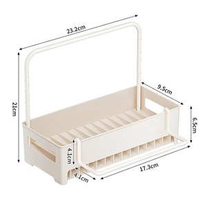 Nuovo Organizzatore per Lavello da <span class=keywords><strong>Cucina</strong></span>, <span class=keywords><strong>Porta</strong></span> Spugne 2 in 1 con Supporto per Asciugamani - Product Image 2