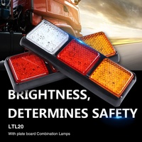 Feux arrière triples, feux indicateurs d'arrêt de navire, clignotants de camion, feux arrière de phare, feux de remorque à LED
