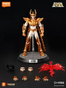 Blokees <span class=keywords><strong>Saint</strong></span> GOLD <span class=keywords><strong>Saint</strong></span> <span class=keywords><strong>Seiya</strong></span> Gemini Saga phoenikki DRACO Pegasus Champion หุ่นโมเดลประกอบของเล่นสำหรับเป็นของขวัญ - Product Image 5