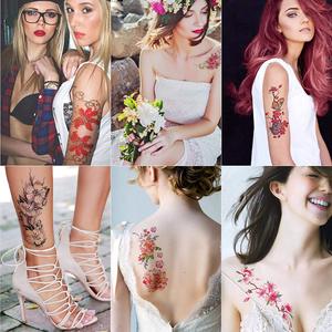 Les autocollants de tatouages temporaires pour le corps et les <span class=keywords><strong>bras</strong></span>, populaires et personnalisés, non toxiques pour femmes - Product Image 4