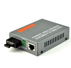 Conversor de mídia 10/100/1000M Fibra Dupla 10km 20km SC RJ45 Gigabit Ethernet Conversor de fibra óptica Netlink Conversor de mídia