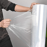 Film rétractable transparent en rouleau de PVC souple et transparent pour palettes Film plastique souple industriel pour emballage alimentaire