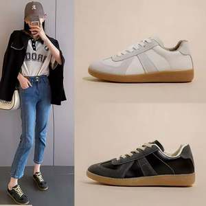 Dexun 2025, Nuevas Zapatillas Deportivas Retro Blancas con Cordones para Mujer, Punta Cerrada, Casuales, Planas, de Lona, con Suela Suave para Correr - Product Image 6