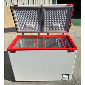 Congélateur extérieur à double porte 268L 12V solaire/batterie/électrique pour voiture, hôtel, usage domestique - Certifié CE, <span class=keywords><strong>classe</strong></span> énergétique <span class=keywords><strong>A</strong></span>+ - Product Image 1