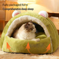 Tunnel pour chat en forme de chenille, lavable, type grotte, pour chats d'intérieur de petite, moyenne et grande taille, vente en gros, couleur personnalisable