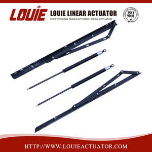 Ressort à gaz de levage avec embout articulé <span class=keywords><strong>pour</strong></span> pièces de lit mural haute pression - Product Image 4