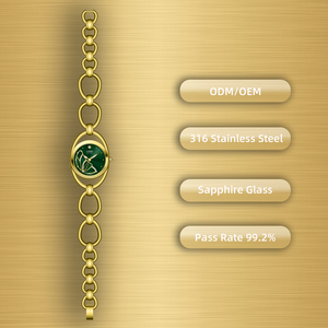 OEM Factory Customize High Quality 316L Stainless Steel Waterproof <b>Ladies</b> Jewelry <b>Watch</b> Small Dial <b>Bracelets</b> Quartz <b>Watch</b> - Product Image 1