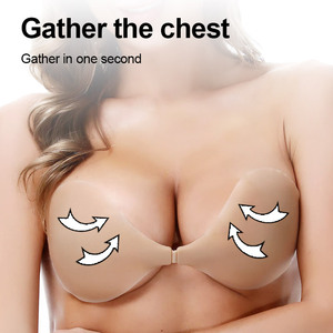 Silicona Pretty Hot Sexy Big Breast Lift up Ampliar Sujetador de pecho Doule Push up Sujetador de silicona grueso - Product Image 3