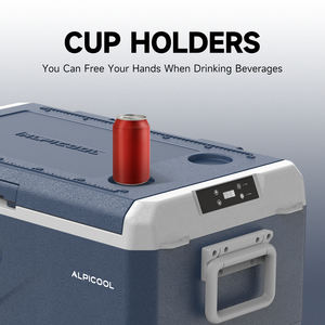 ICF41 Alpicool Congelador portátil Refrigerador Portavasos Diseño de puerta 12V 24V DC Compresor Congeladores de pecho Refrigeradores de <span class=keywords><strong>camping</strong></span> - Product Image 4