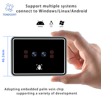 Escáner de Venas de la Palma de la Mano Tendcent, Módulo de Control de Acceso, Alimentado por USB, Compatible con Android/Linux/Windows, Reinicio Personalizable, OEM/ODM