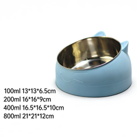 Bols pour animaux de compagnie en acier inoxydable, assiette pour nourriture, collations et eau, accessoires pour animaux de compagnie, mangeoire, abreuvoir, bols pour chiens et chats