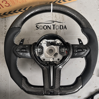 Cuir en fibre de carbone de haute qualité pour volant sport M pour Série 3 (F07-F36)