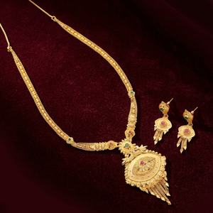 Chapado en oro cobre y latón Chapado en oro collares largos joyería religiosa ortodoxa tradicional regalo para mujer ocasión de boda - Product Image 1