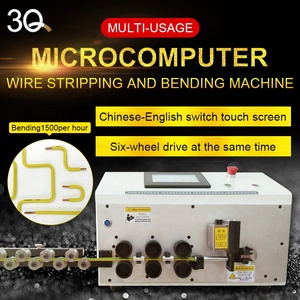 3Q Máy tính để bàn Cáp tước và uốn máy cắt dây vũ nữ thoát y và Bender cho cáp sản xuất thiết bị - Product Image 5