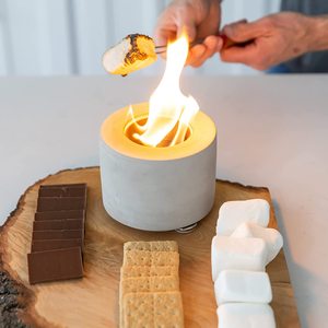 Bol en forme de plante de feu pour camping, <span class=keywords><strong>bio</strong></span>éthanol, grill, excellente qualité, vente en gros, usine - Product Image 2